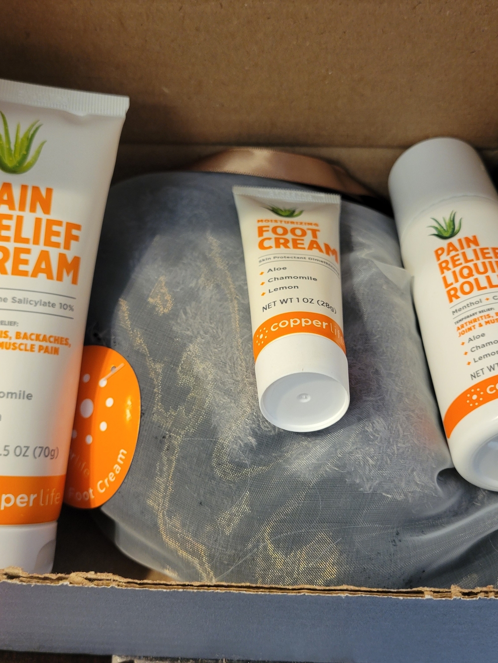 Copperlife Pain Relief and Foot Care Gift Set
